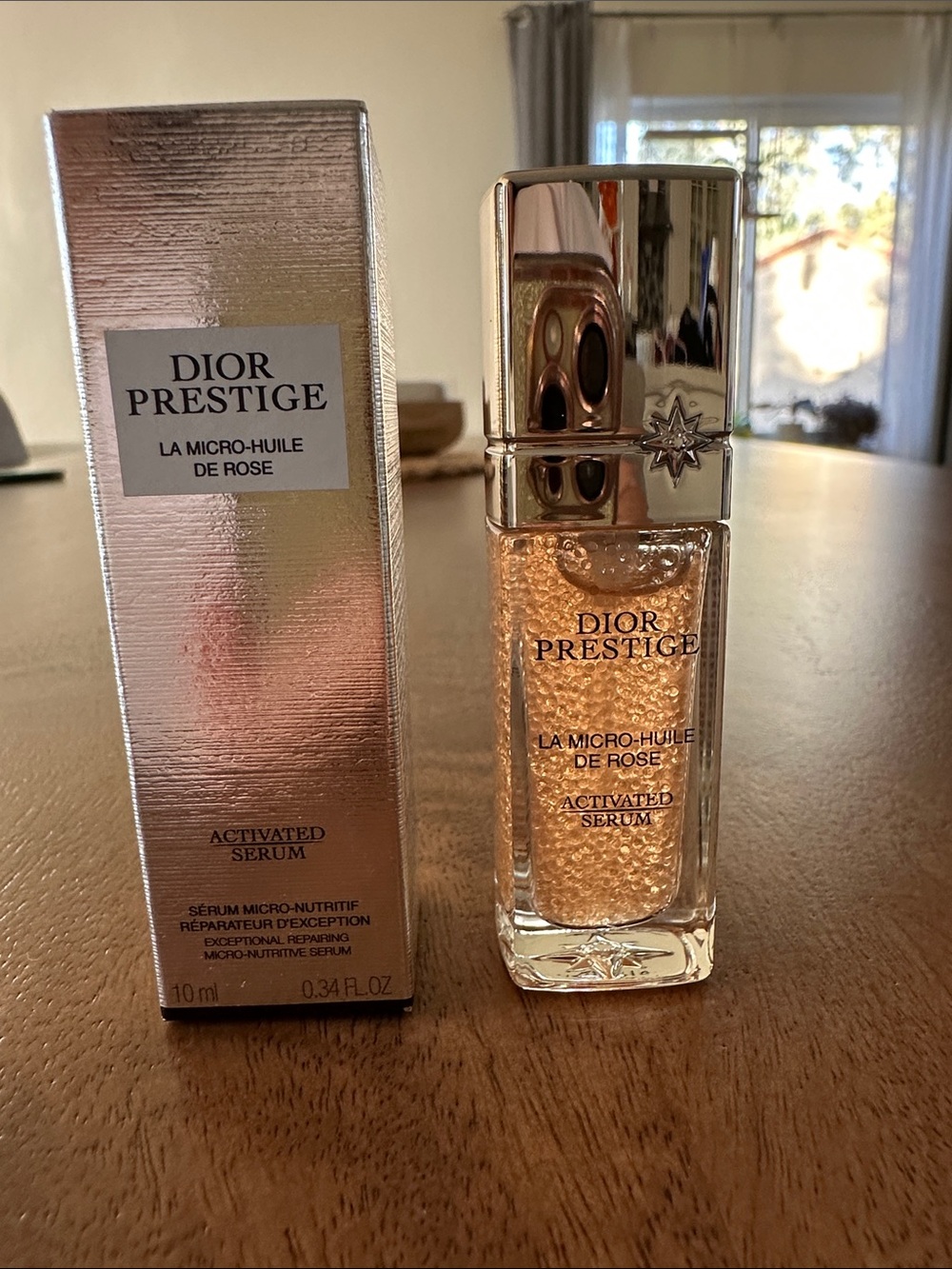 BNIB Dior Prestige La Micro-Huile de Rose Activated Serum .34 fl oz.